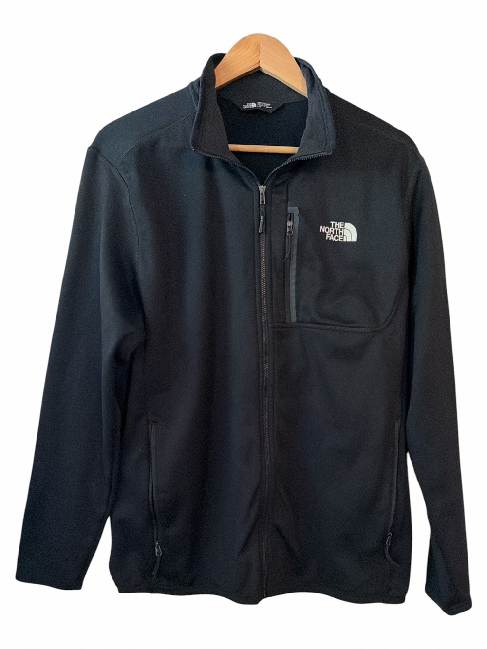 The North Face Men’s Large Skyline Full Zip Fleece Jacket Black Gorpcore